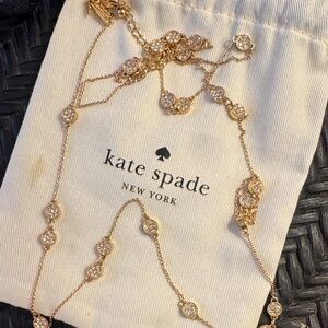 Kate Spade Gold Crystal Necklace